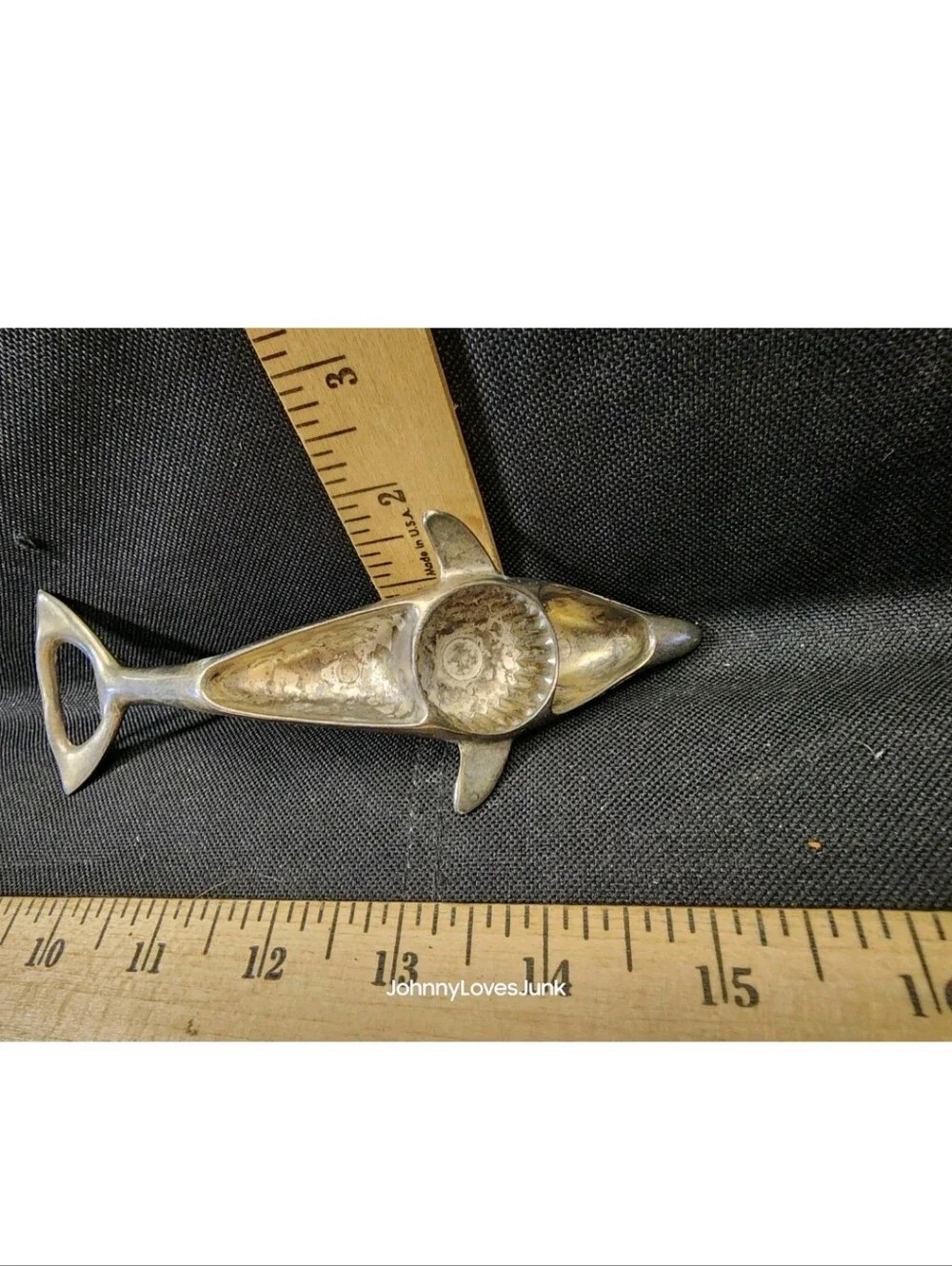 Vintage Dolphin Beer Bottle Opener Steel Cap/Twist Options Used Tiki Beach Bar